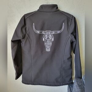 Cowgirl hardware longhorn jacket